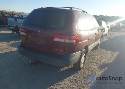 2001 Toyota Sienna Le из США, поврежденный, VIN 4T3ZF13C01U390192